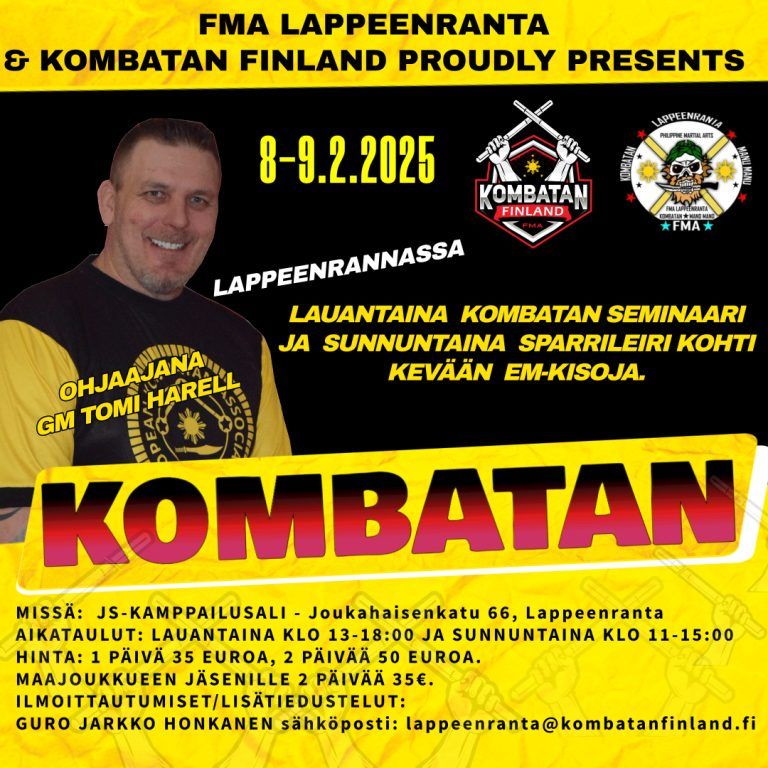 Kombatan seminaari & sparrileiri Lappeenrannassa