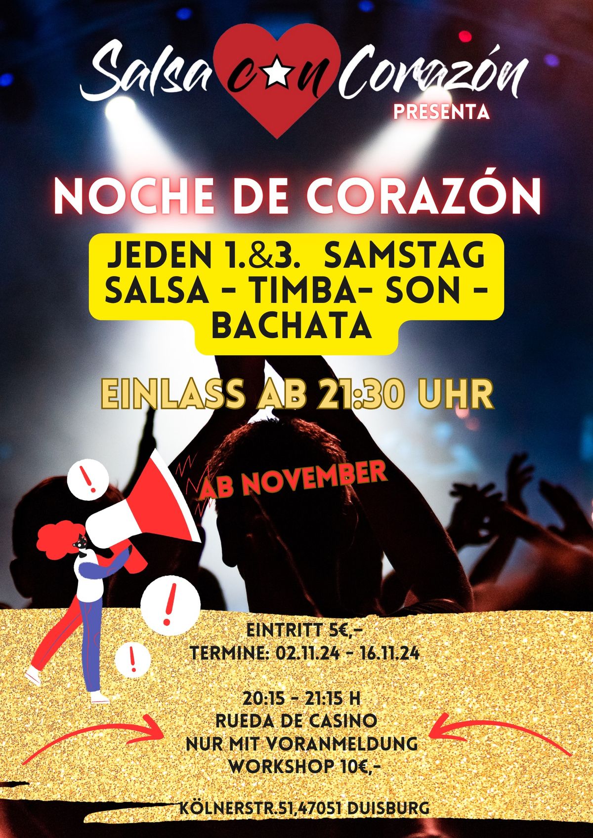 Noche de Coraz\u00f3n - Workshops & Party 