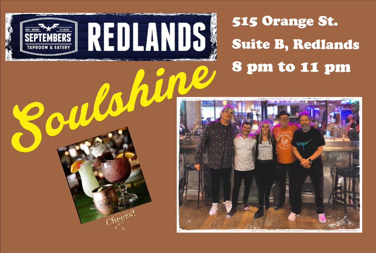 Soulshine @ Septembers, Redlands