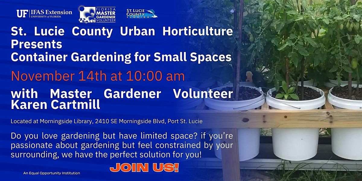 Container Gardening for Small Spaces