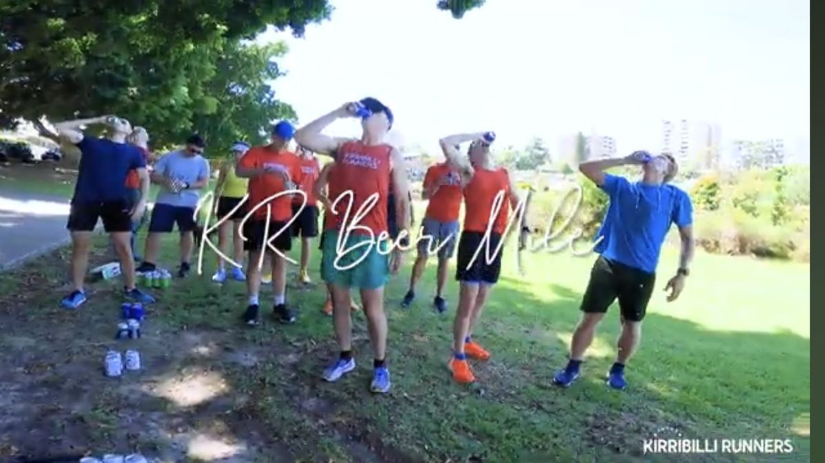 Kirribilli Runners #rundrinkrepeat Games (incorporating The Beer Mile)