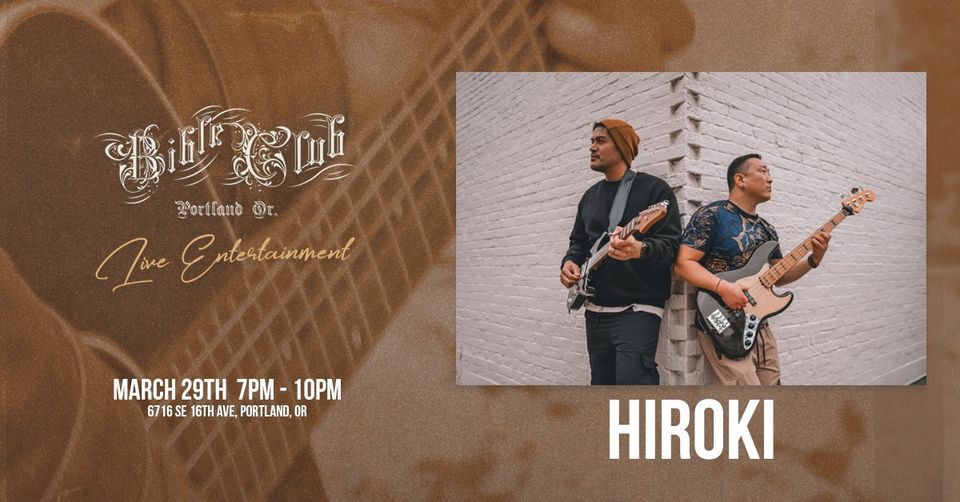 HIROKI Live at Bible Club 3\/29