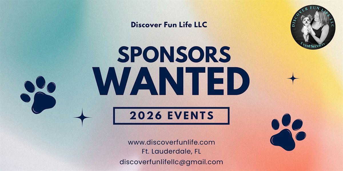 Sponsors & Vendors Wanted