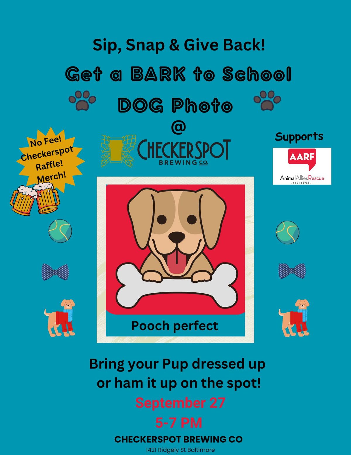 Sip, Snap, and Give Back: Bark to School Dog Photos 