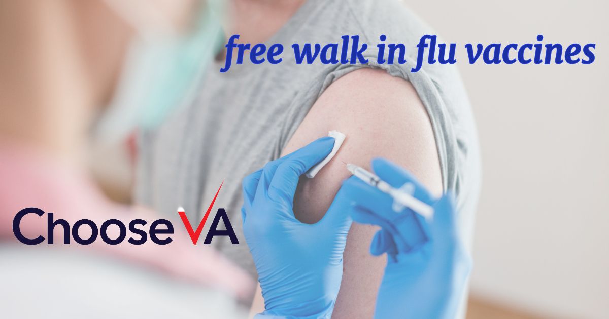 Batavia VA Medical Center drive-thru flu vaccine clinic 