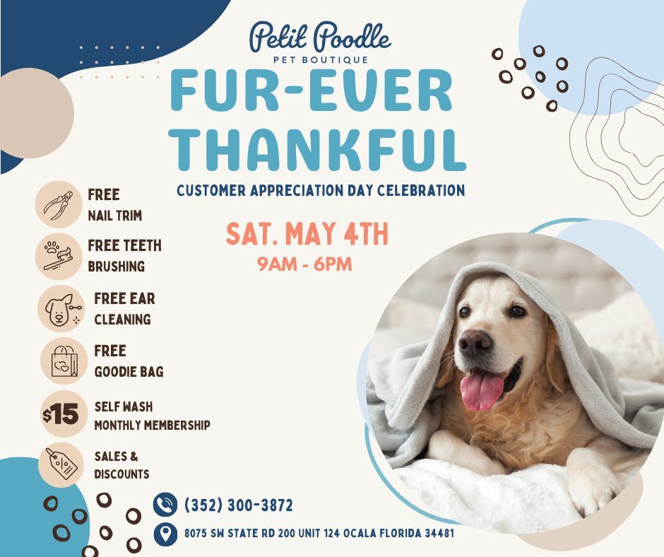 Fur-Ever Thankful: Customer Appreciation Day Celebration