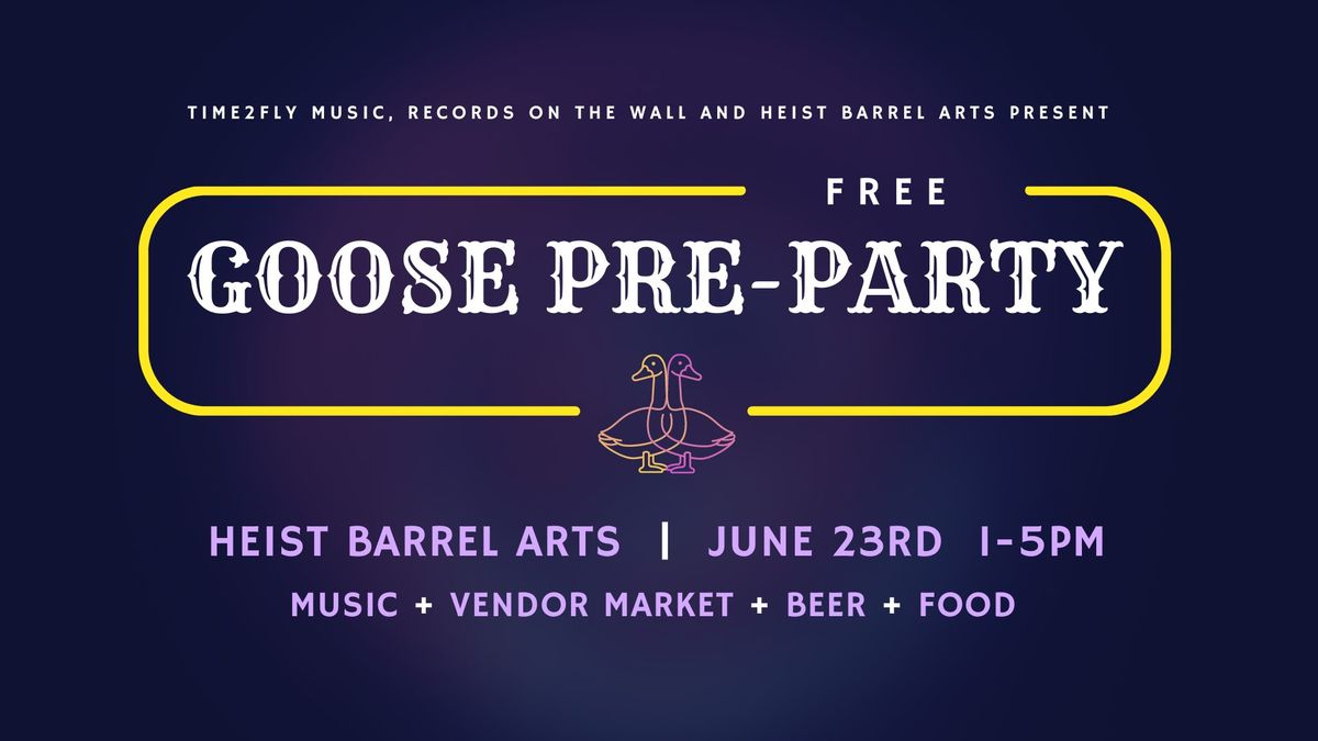 Goose pre-party w\/Sneezy, The Kind Thieves and Funkwondo