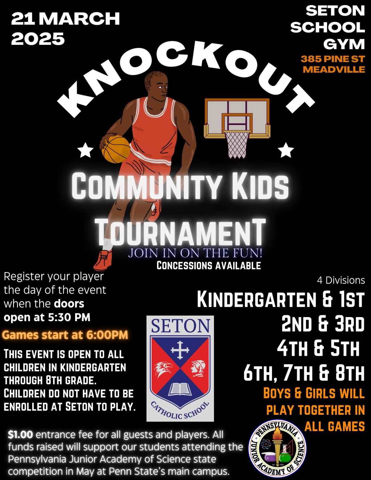 3rd Annual Community Kids Knockout Tournament 