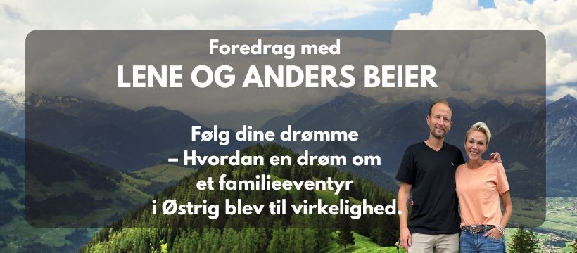 Foredrag med Lene og Anders Beier: F\u00f8lg dine dr\u00f8mme