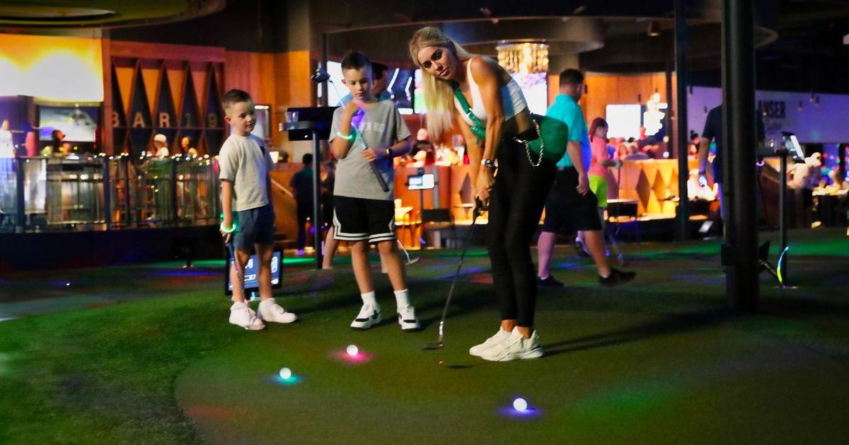 Glow-in-the-Dark Putting Party