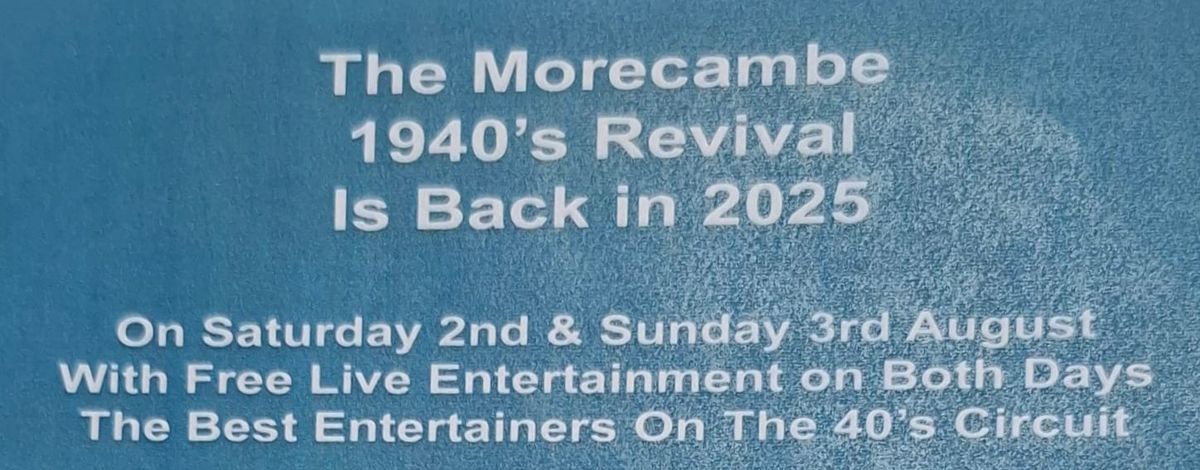 The Morecambe 1940s Revival - 80th VE Celebrations