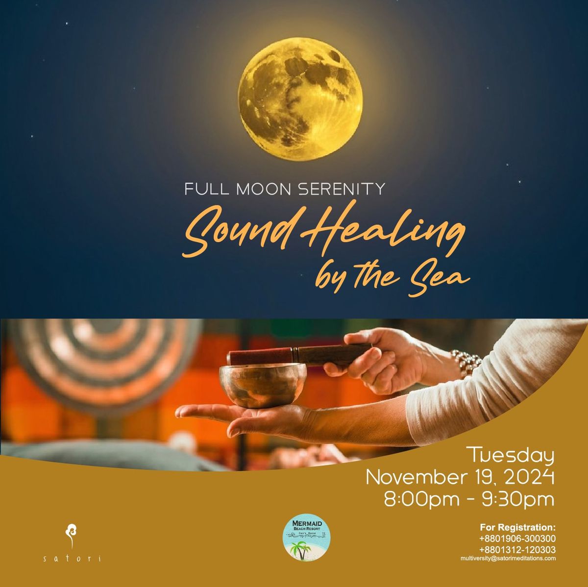 Full Moon Serenity | Sound Healing by the Sea