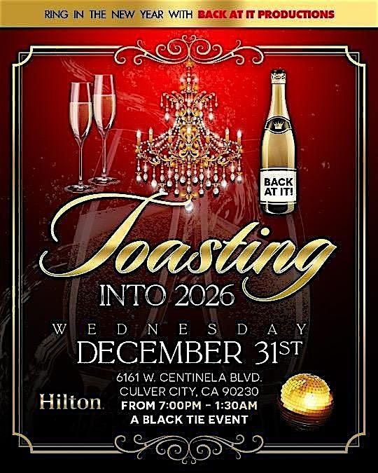 BACK AT IT PRODUCTION PRESENTS AN EPIC NEW YEAR'S EVE CELEBRATION 2025