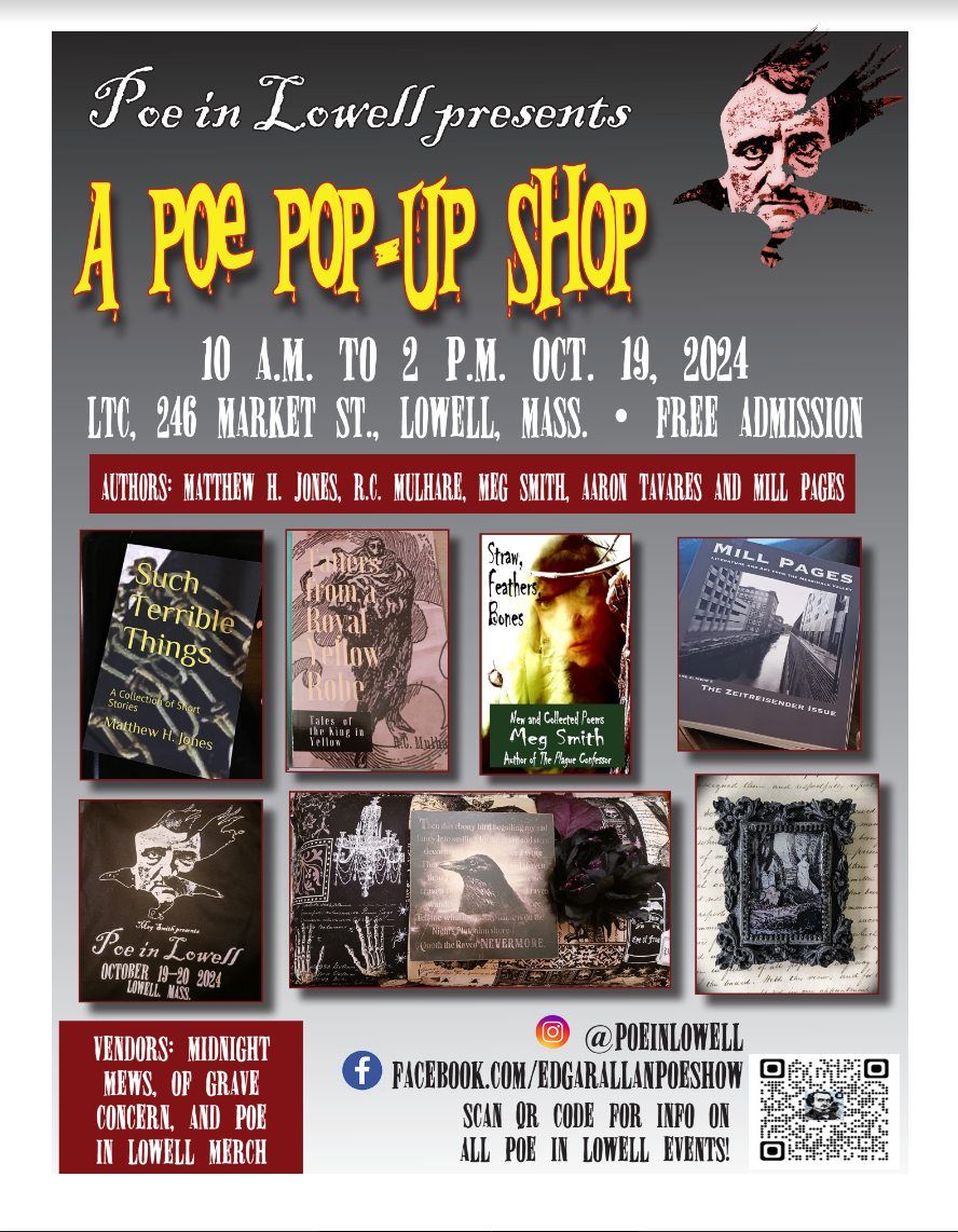 Poe in Lowell Pop-Up Shop