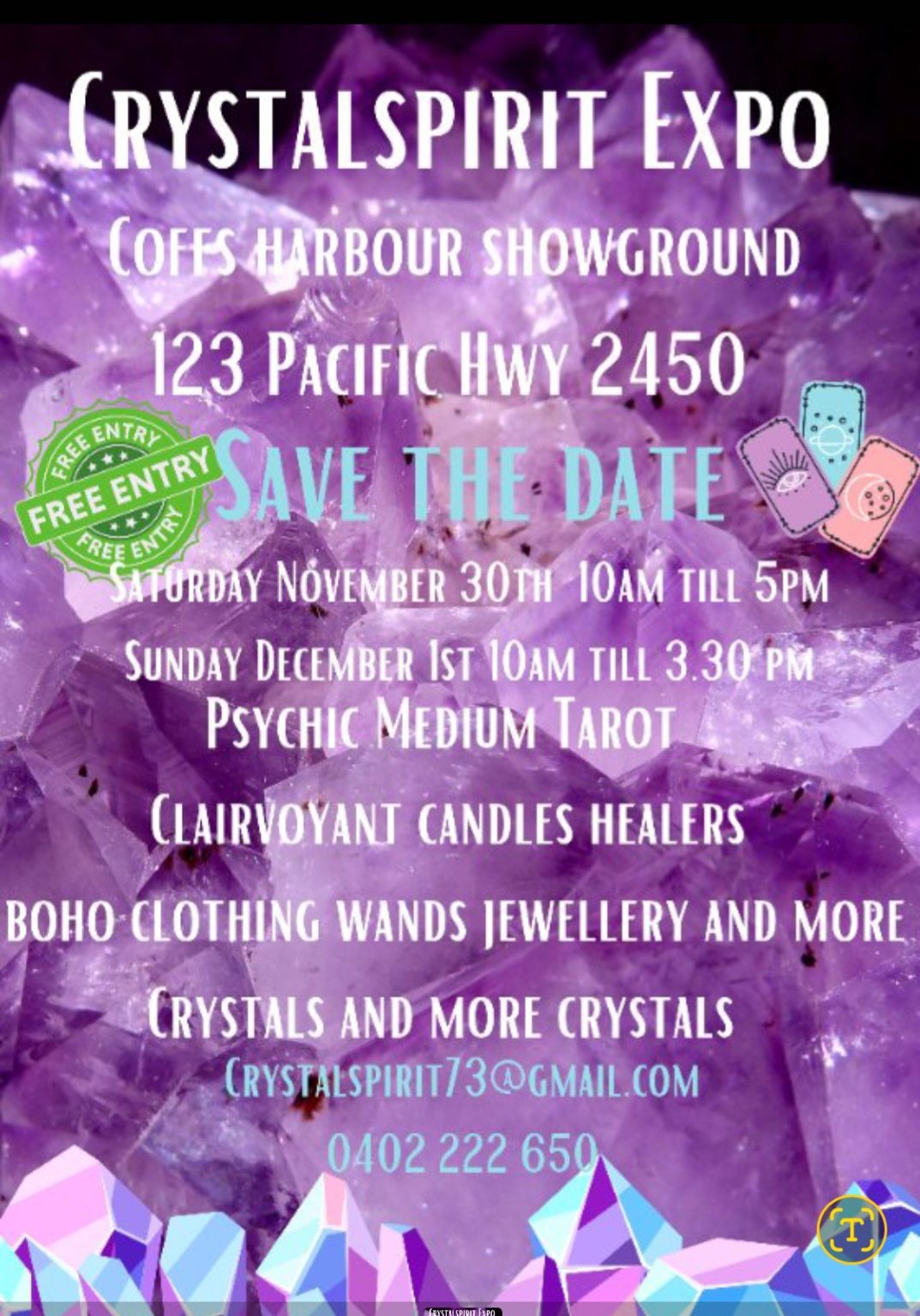  crystalspirit Expo coffs harbour 