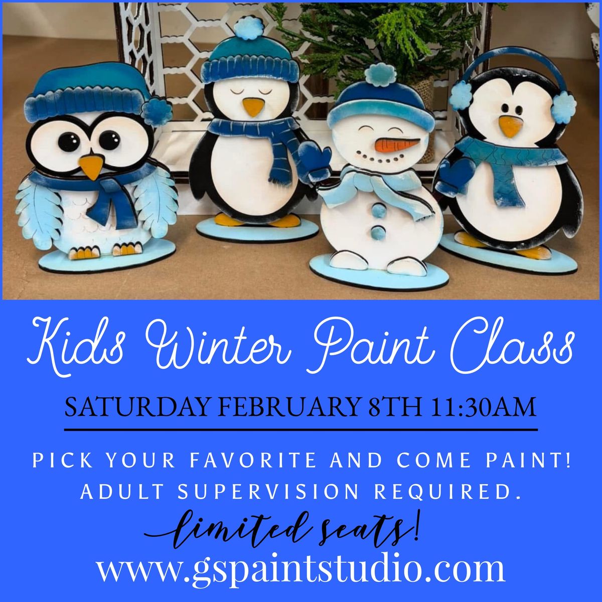 Kids Winter Paint Party \u2744\ufe0f\u2603\ufe0f