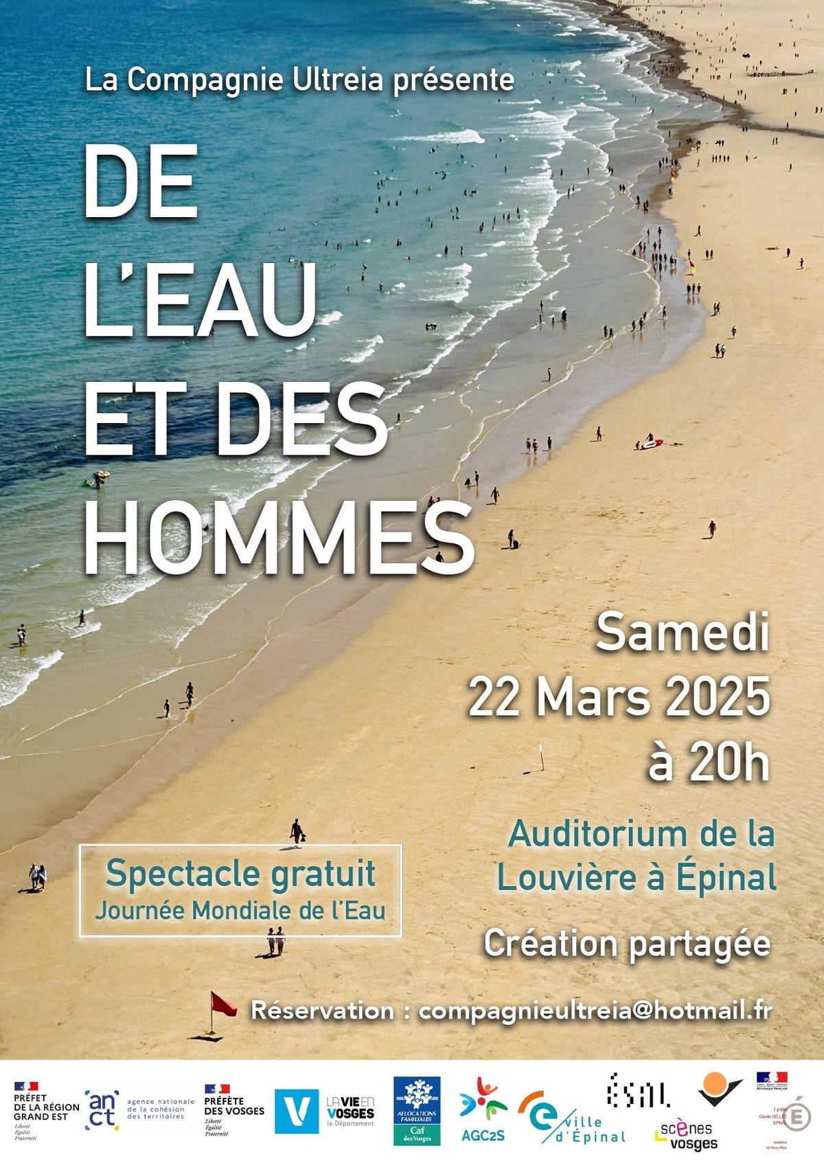 soir\u00e9e spectacle "de l'eau et des hommes"