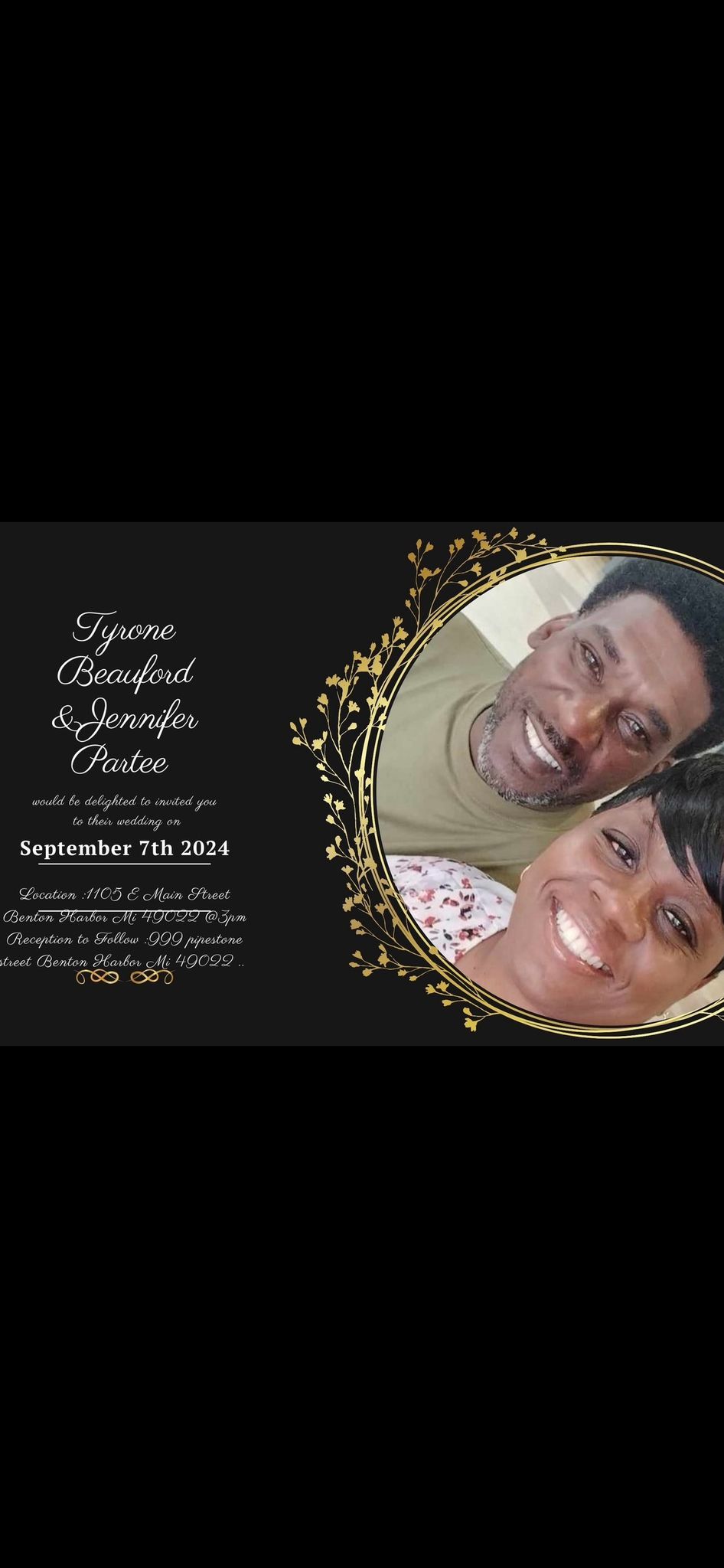 Save The Date \ud83d\udc8d The Beauford\u2019s wedding 