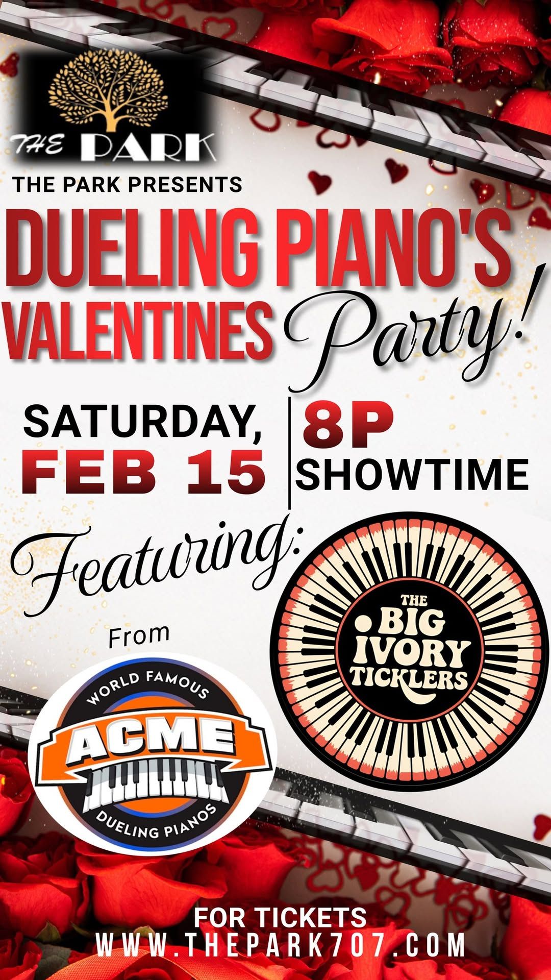 The Big Ivory Ticklers Dueling Pianos Valentine Party in Rapid City, SD