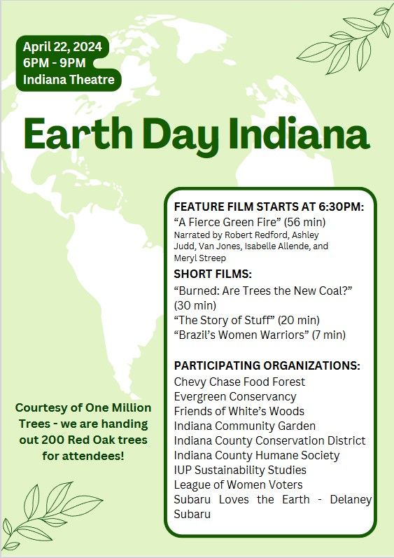 Earth Day Indiana--Free Event