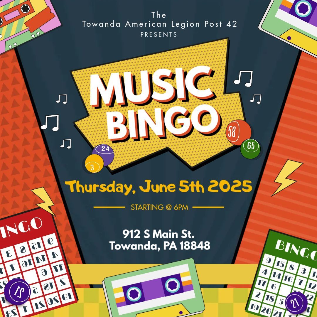 Towanda American Legion Post 42 Music bingo night