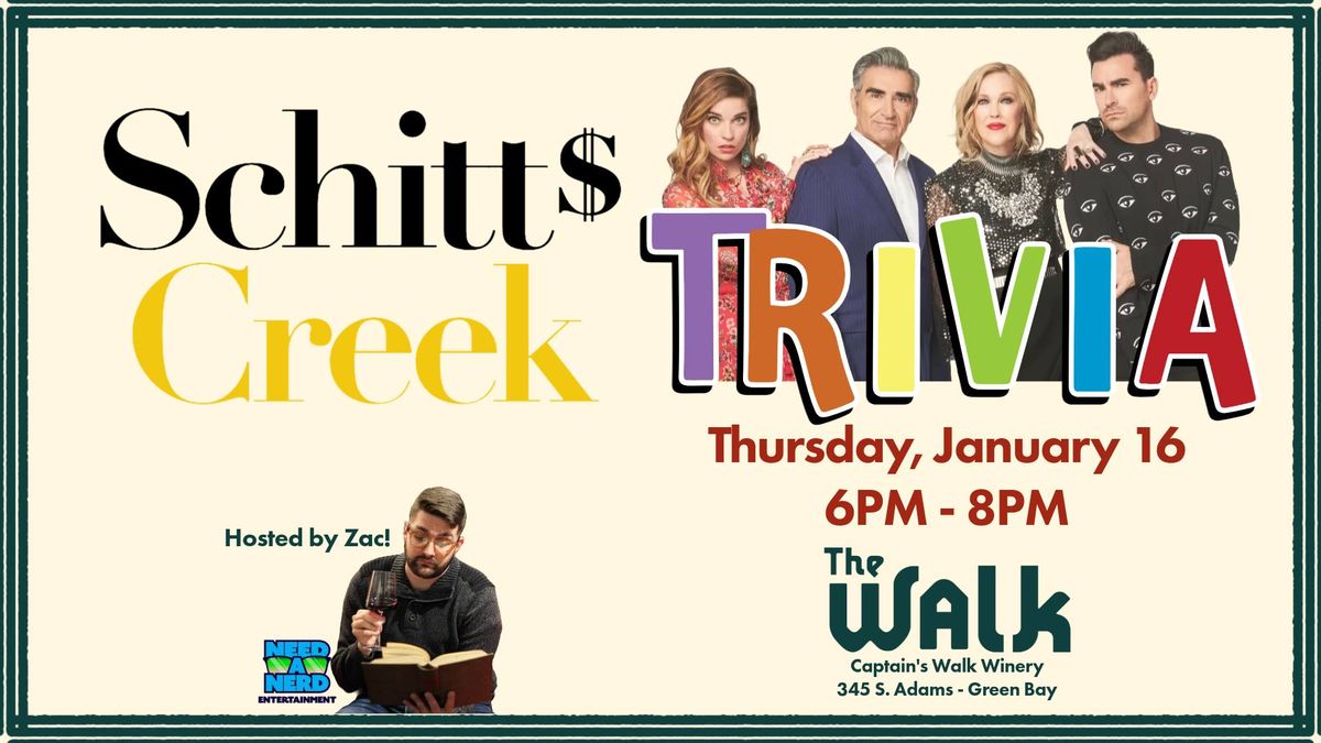 Schitt's Creek Trivia @ The Walk