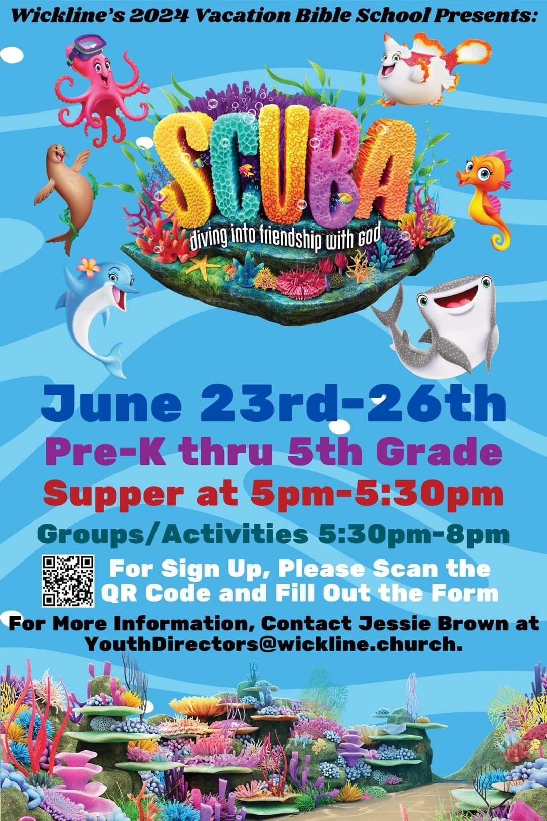 Wickline VBS June 23-26