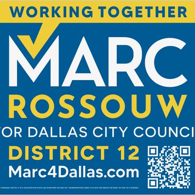 Marc Rossouw for Dallas City Council District 12