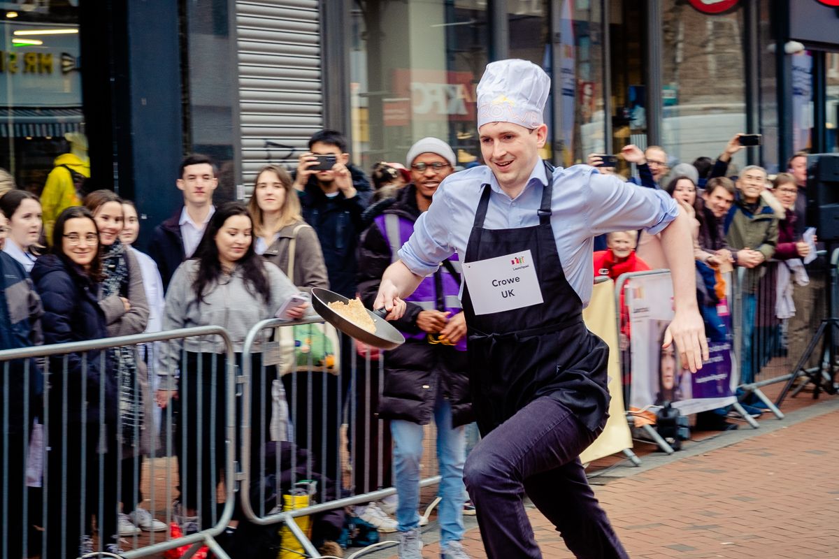 Launchpad Pancake Race