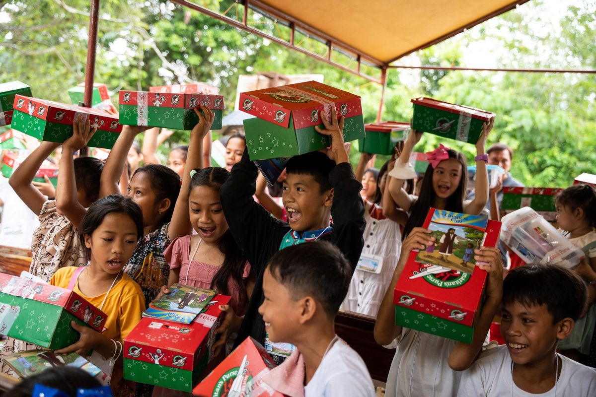 Operation Christmas Child Shoebox Packing Day