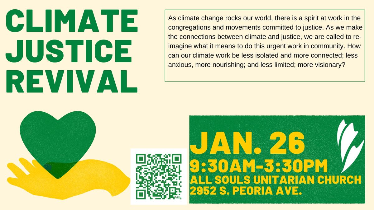 Climate Justice Revival at All Souls