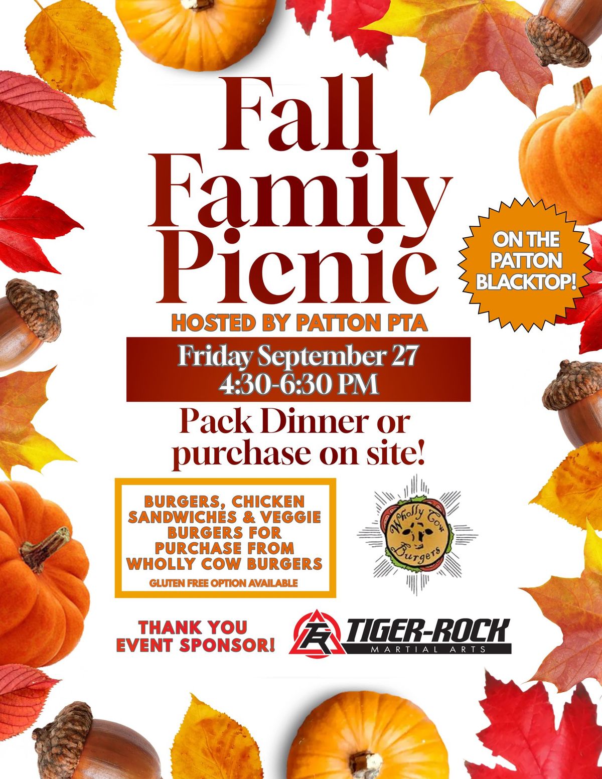 Patton PTA Fall Family Picnic ?