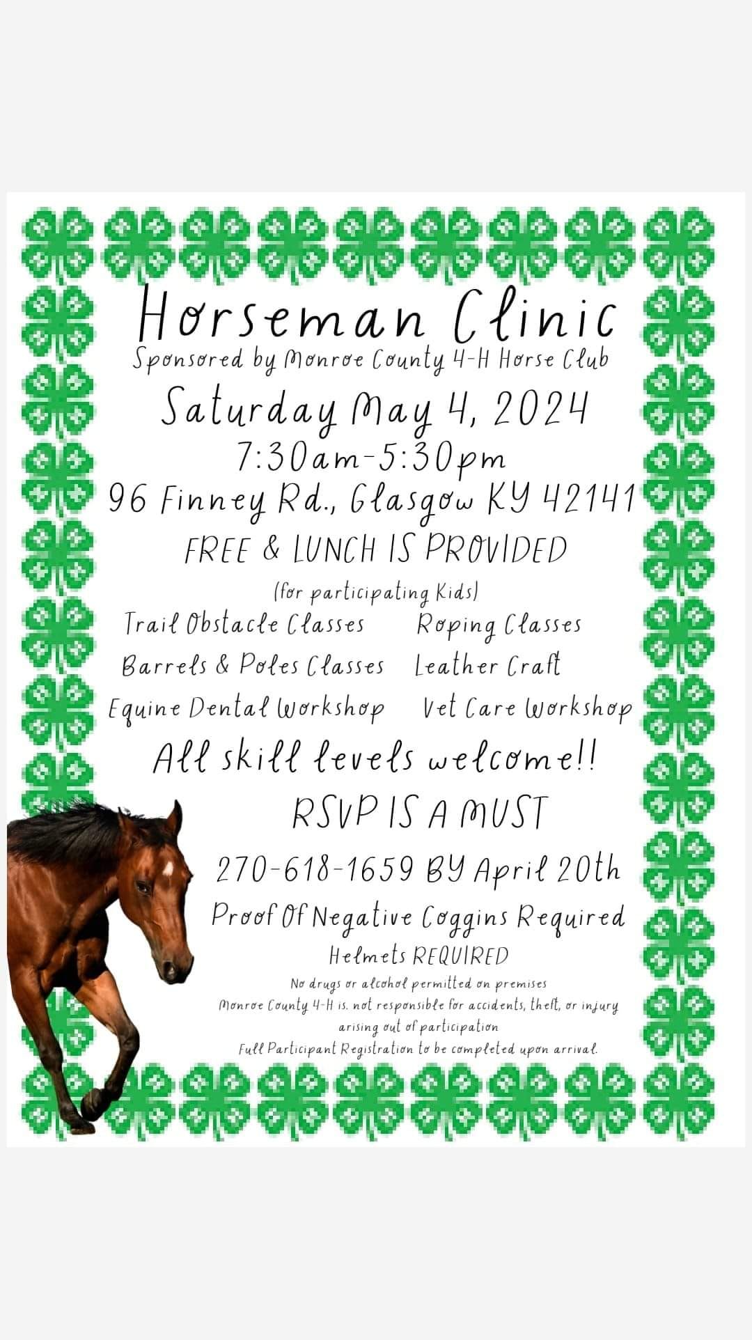4-H Horse Clinic