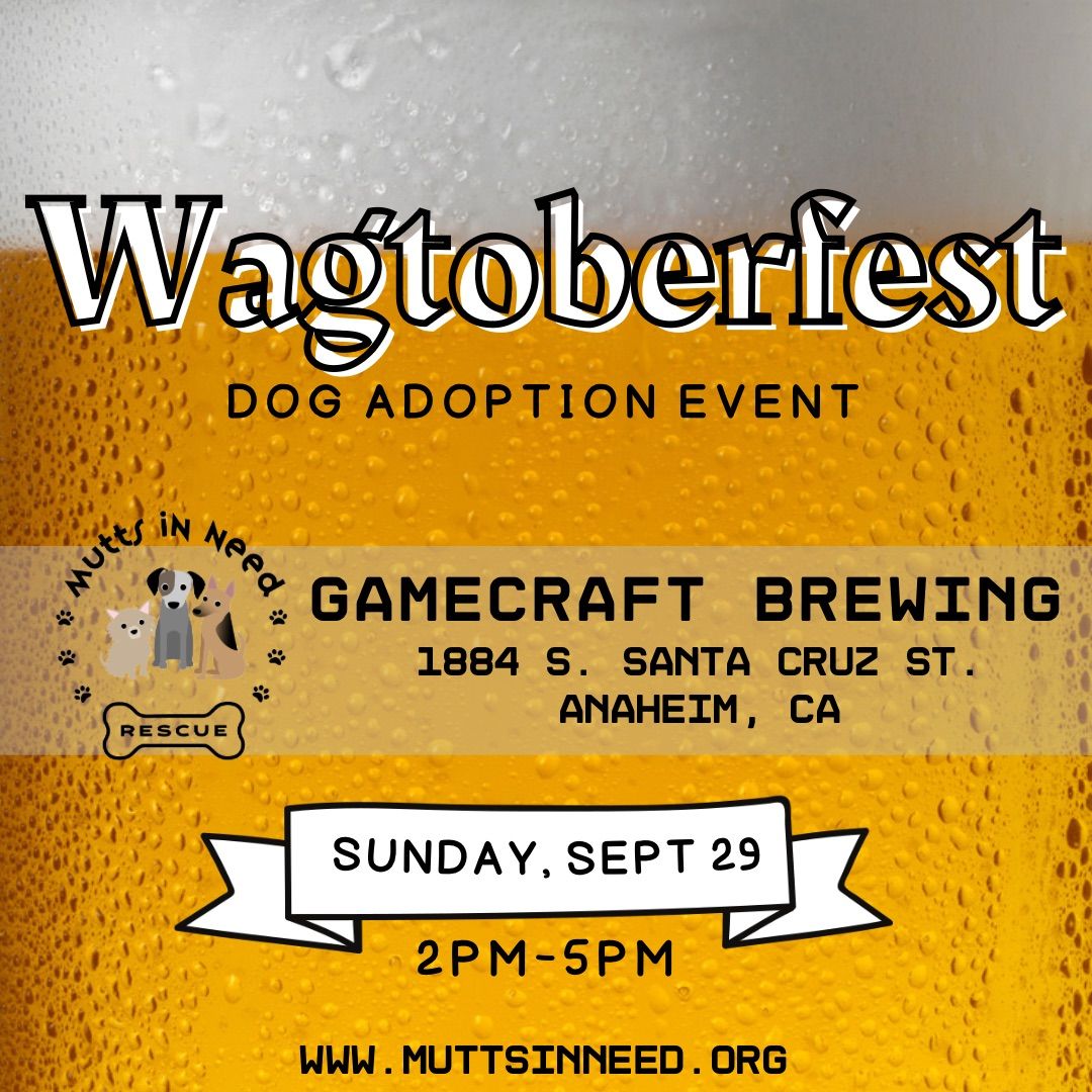 Wagtober Fest (Oktoberfest-Inspired dog adoption event)