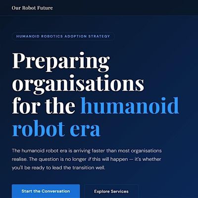 Our Robot Future
