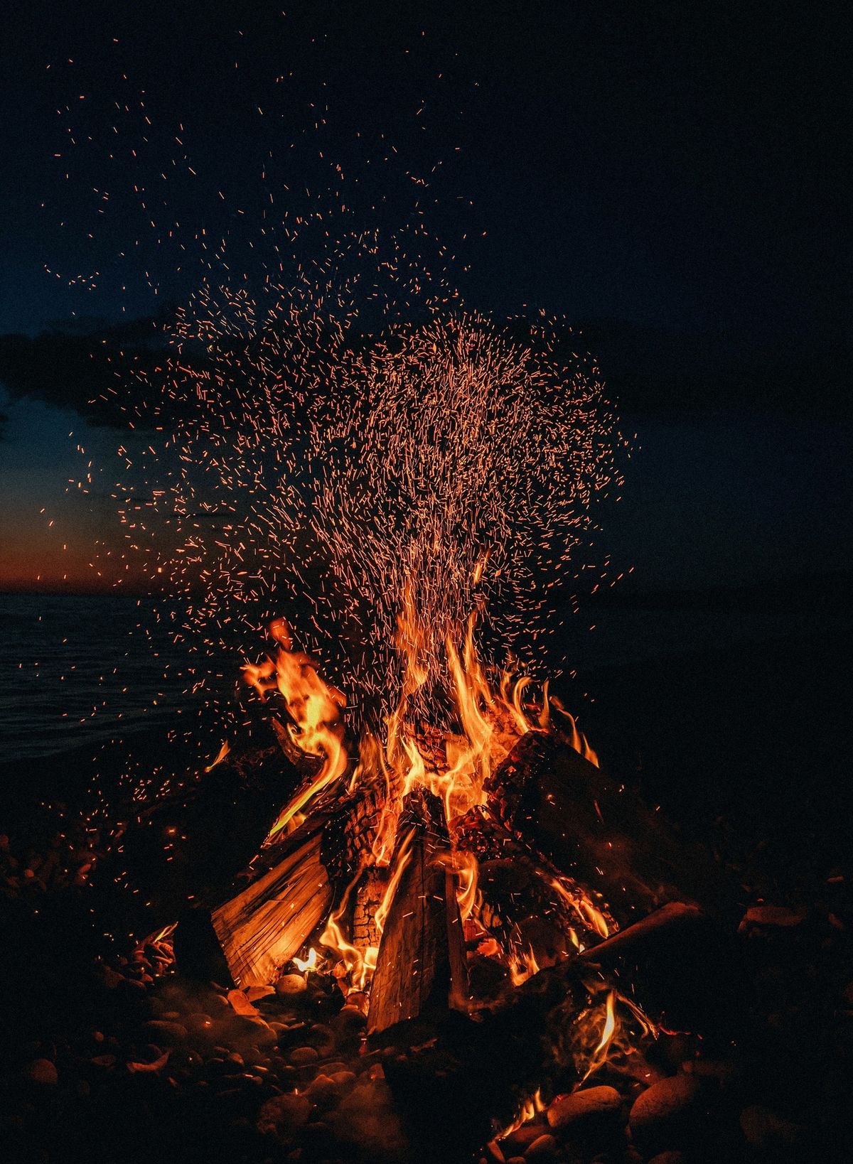 Winter Fireside Outdoor Meditations