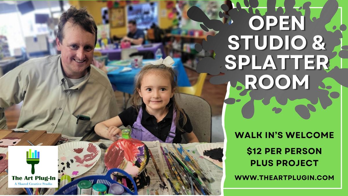 Open Studio & Splatter Room