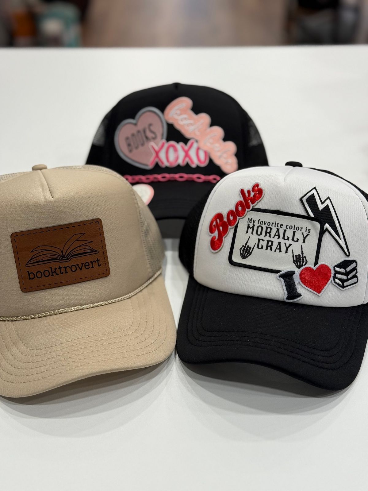 Bookish Trucker Hats 2.0 