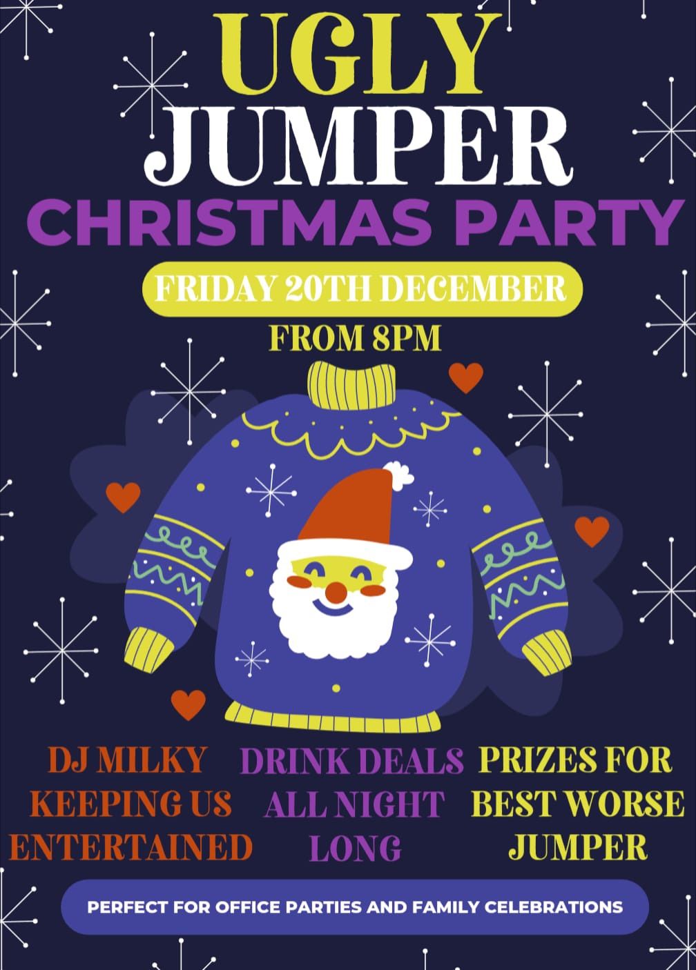 Ugly Christmas Jumper Party 