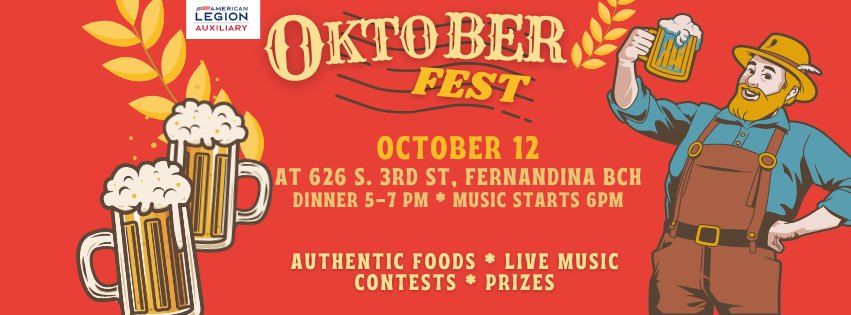 America Legion Auxiliary Oktoberfest Dinner Event