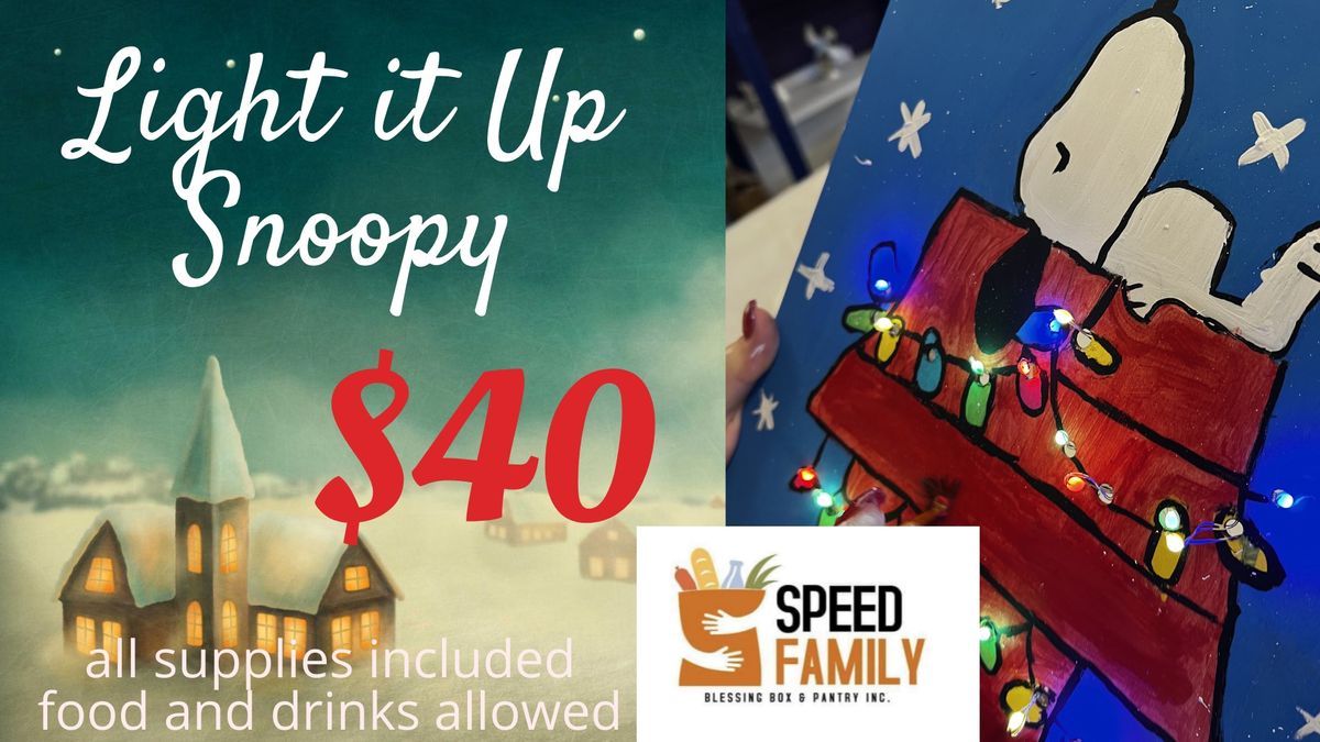 Speed family light it up snoopy 