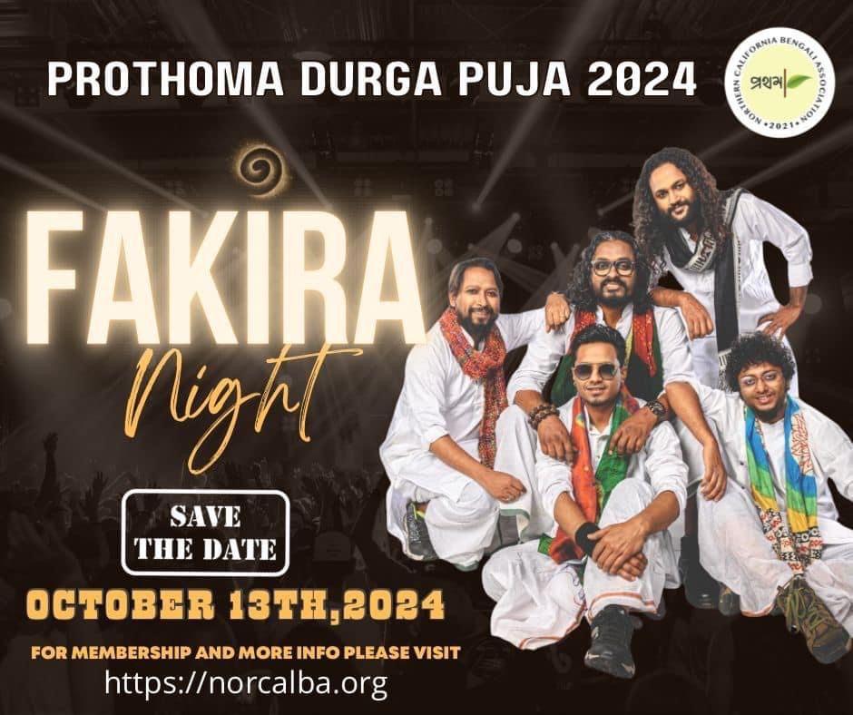 Fakira Live in Concert at Prothoma Durga Pujo 2024