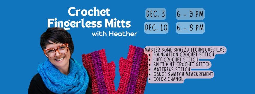 Crochet Fingerless Mitts