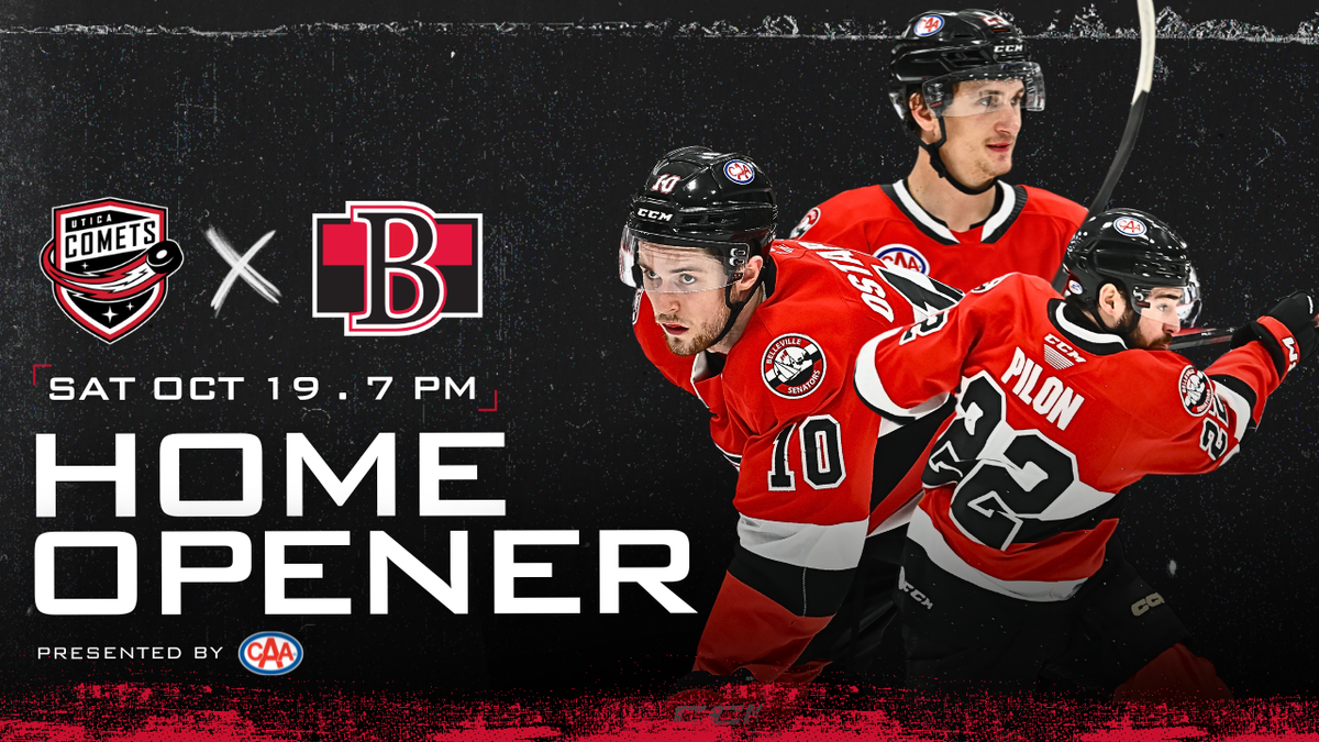 Parking Utica Comets at Belleville Senators