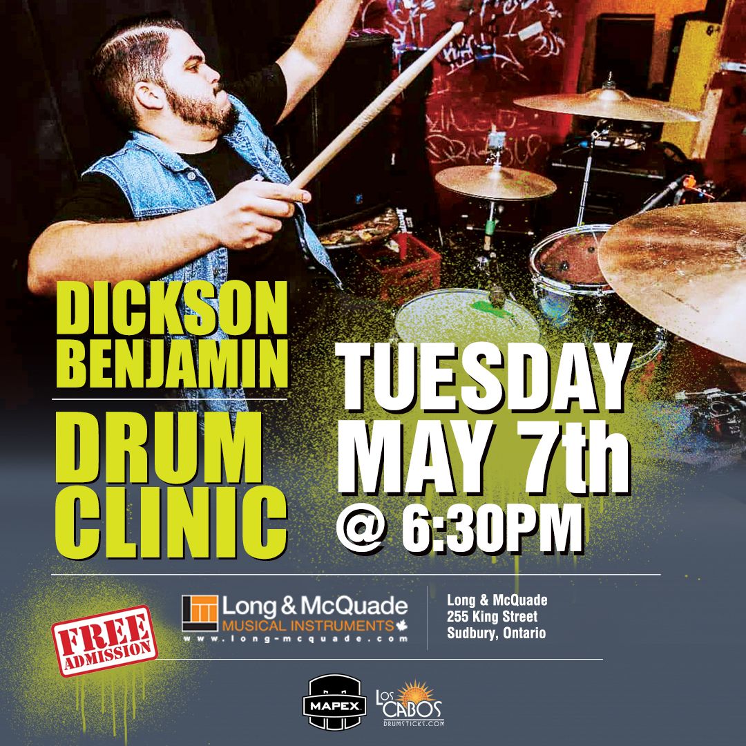 Free Drum Clinic with Dickson Benjamin