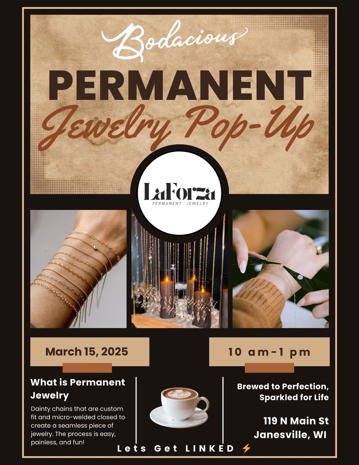 Sip & Sparkle: Permanent Jewelry Pop-Up