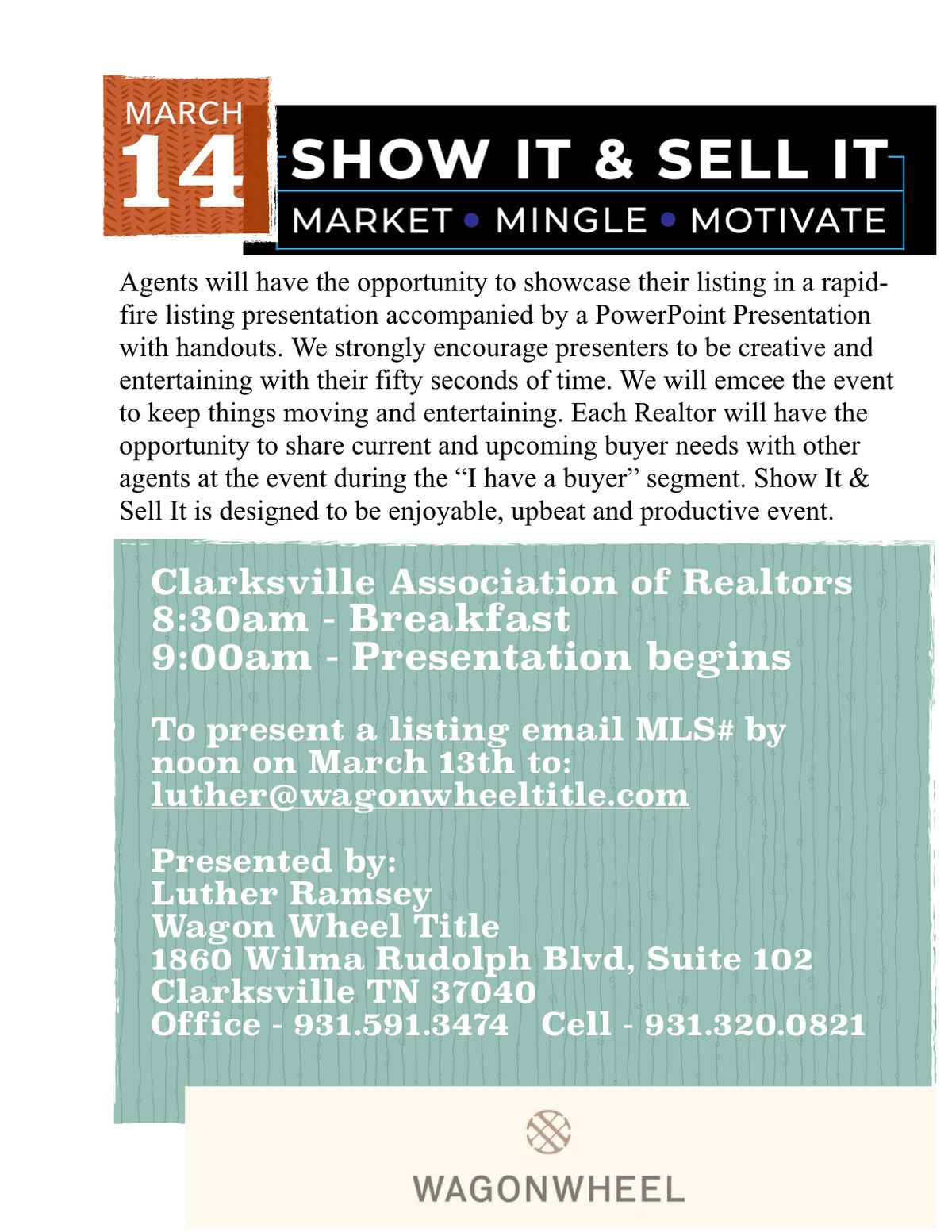 Clarksville Show It & Sell It