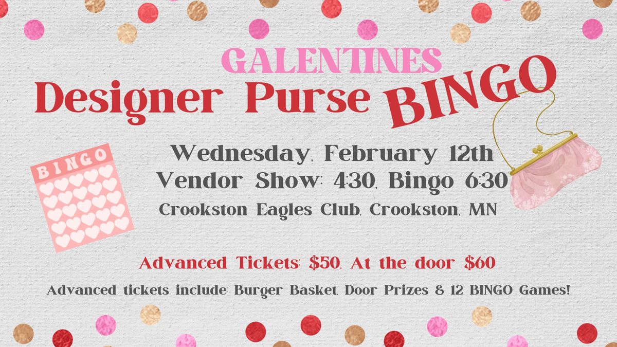 Galentines Purse BINGO