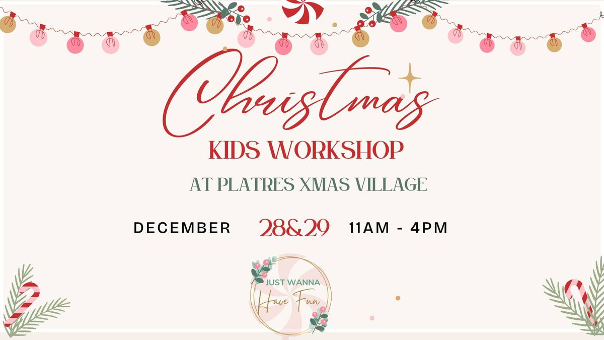 Christmas Workshop at Platres Xmas Village