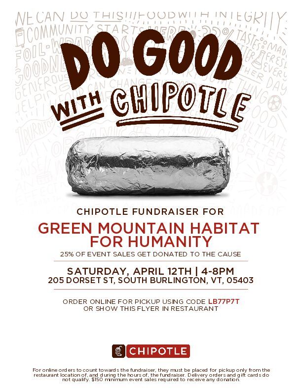 Chipotle Fundraiser